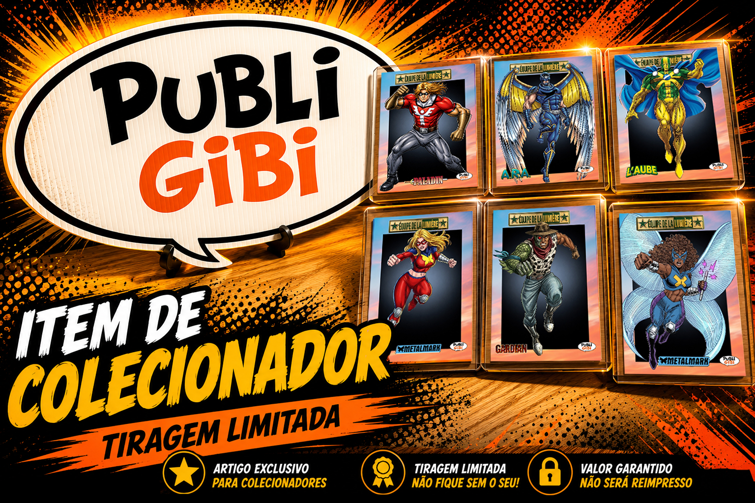 Cards Colecionador Publigibi — Festival BD Montreal 2026
